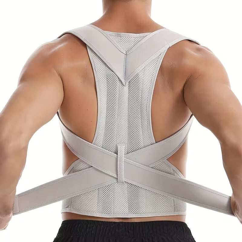 Plus Size Posture Corrector - Full Back Support Brace for Posture Correction