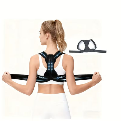 Posture Corrector for Women - Adjustable Upper Back Support Brace