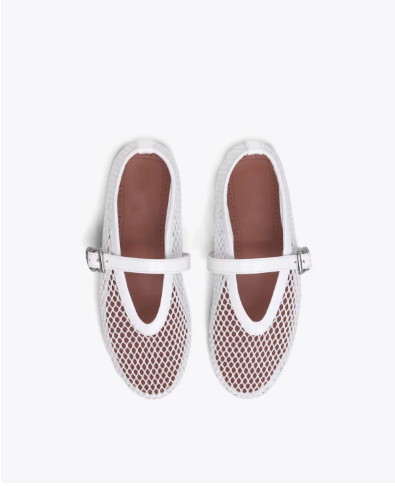 Aeden Paris Mesh Ballet Flats