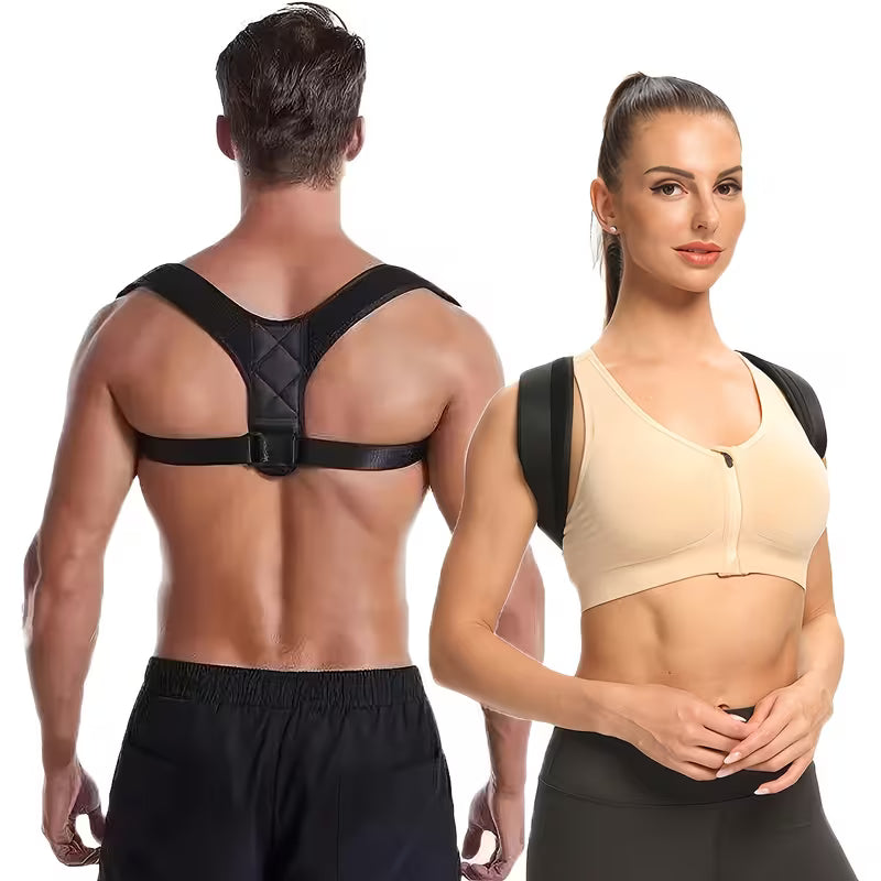 Posture Corrector for Men & Women - Premium Comfort Back Support Brace