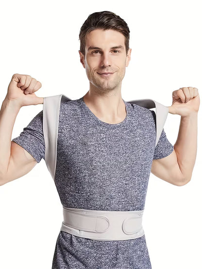 Plus Size Posture Corrector - Full Back Support Brace for Posture Correction