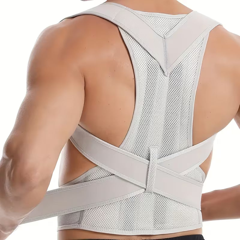 Plus Size Posture Corrector - Full Back Support Brace for Posture Correction