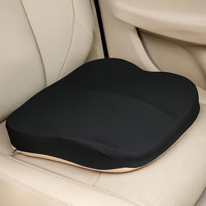 Lumbar Support Cushion for Office Chair - Memory Foam Lower Back Pillow for Car & Desk