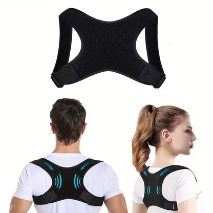Posture Corrector for Men & Women - Adjustable Upper Back Support Brace