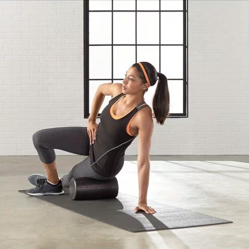 12" Foam Roller for Muscle Recovery - High Density Roller for Back, Legs & Deep Tissue Massage