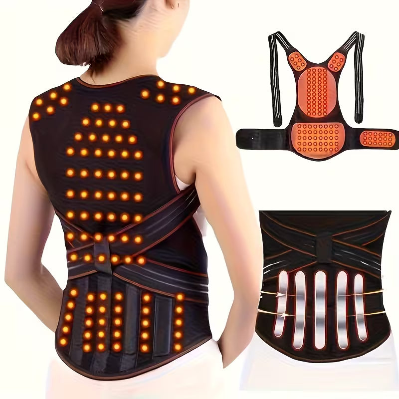 Magnetic Posture Corrector - Upper Back Support Brace with Magnetic Therapy