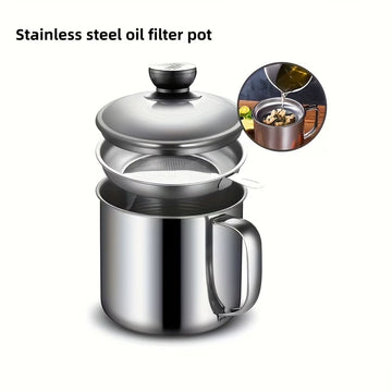 Stainless Steel Oil Filter Pot