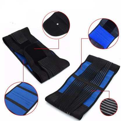 Lumbar Support Belt for Lower Back Pain - Double Pull Adjustable Back Brace for Men & Women