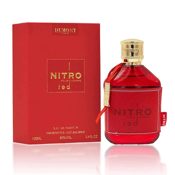 Dumont Nitro Red Eau de Parfum EDP 3.4 oz / 100ml for Men Luxury Perfume